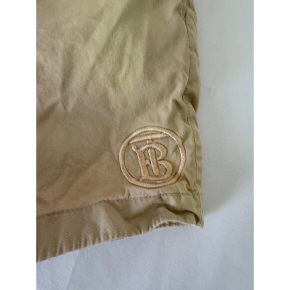 Burberry Boys Khaki Shorts size 3Y Large B Logo - Picture 3 of 8